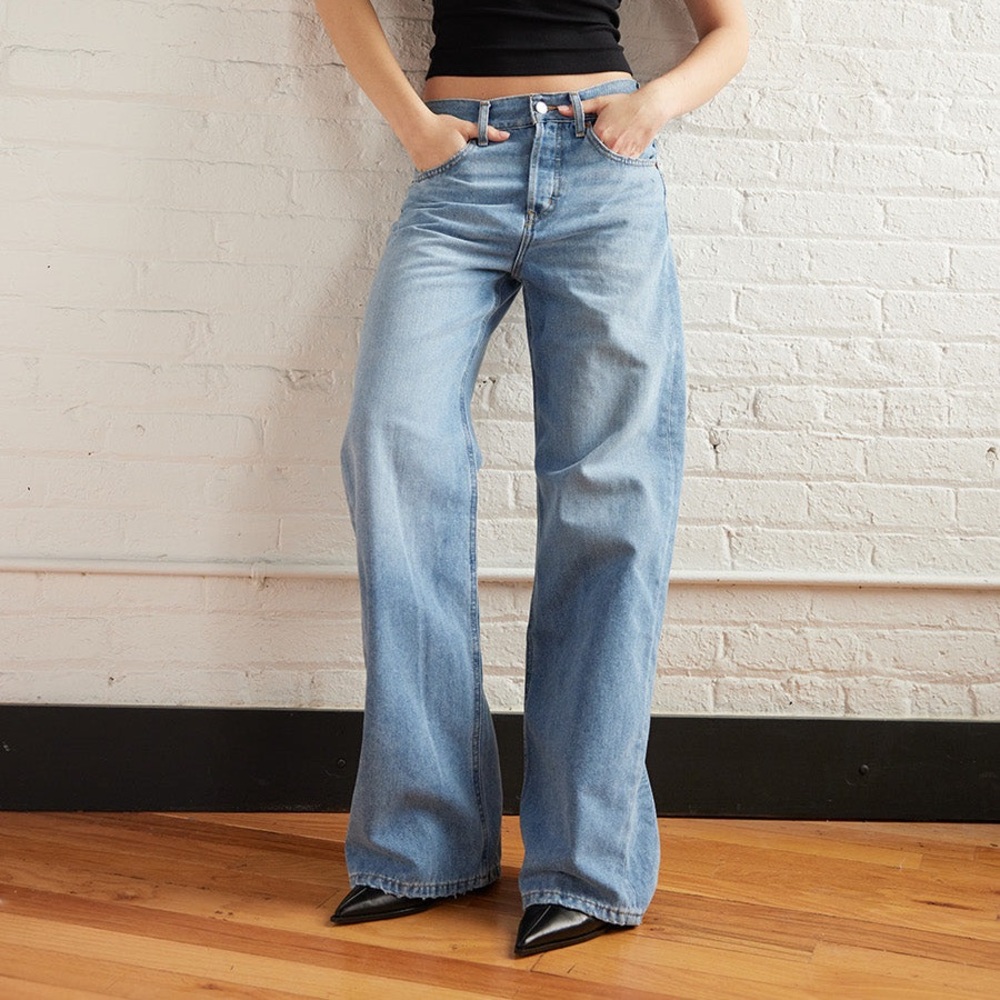 NWT Etica Stanton Relaxed Wide Leg Arctic Size 26
